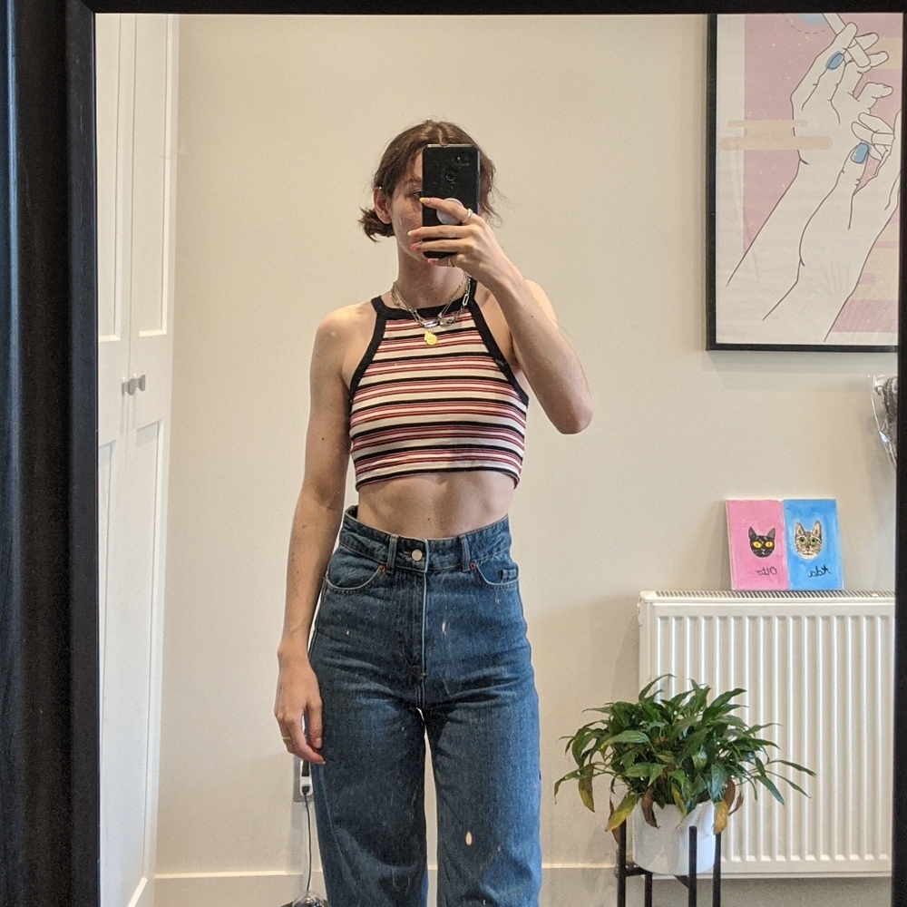 Stripped crop top
